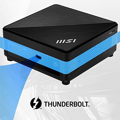 MSI Cubi 5 Mini PC: Intel Core i5-1235U, 8 GB DDR4 2666MHz, 512 GB SSD, WiFi 6E, BT 5.2, Thunderbolt Type-C, Dual