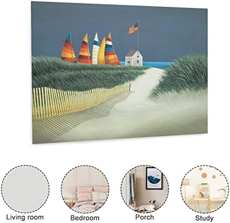 Arte imprime Lowell Herrero oder Painting Summer com farol veleiro A pinturas de buquê para pinturas de arte de parede de parede