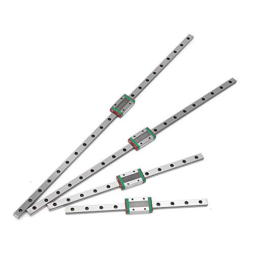 Guia do trilho linear de 100-1000 mm Kdafa com MGN12H Linear Sliding Block Block CNC Peças