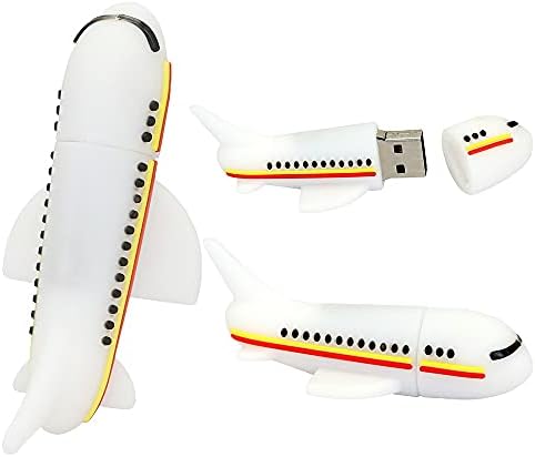 N/A Silicone USB 2.0 Flash Drive 128 GB Modelo de caneta Aeronave Avião de aeronave de aeronave 8GB 16GB 32GB 64GB Pendrive Memoria Disk