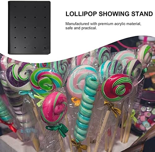 NUOBESTETY Lollipop Holder Acrylic Cake Pop Lollipop Display Display Stand para casamentos Aniversário