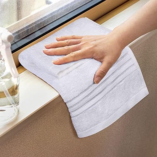 Toalhas Utopia - Conjunto de lavar - luxuosos 600 GSM Anel Algodão - seco rápido, altamente absorvente, toalhas macias, perfeitas