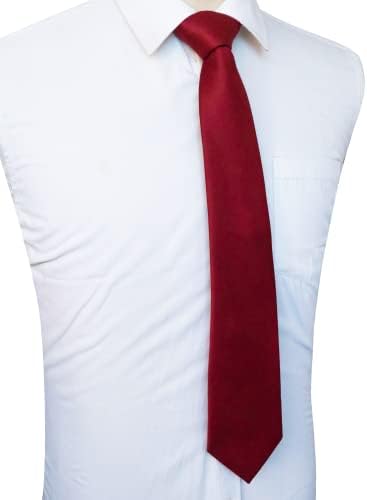Jemygins Color Solid Tie Mens Cocondtie para negócios e casamento