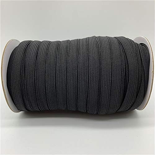 Selcraft 3mm 7mm 10mm 5yards/lote preto de alta costura elástica Banda elástica compatível com faixa de borracha faixa