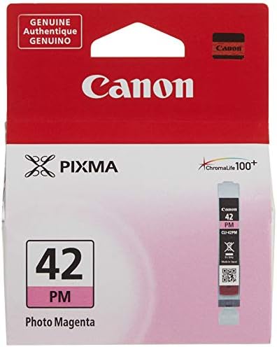 Canon Cli-42 Photo Magenta Compatível para Pixma Pro-100 Cli-42 Black Compatível para impressoras Pro-100 e Canon Cli-42 Magenta Compatível para impressoras Pro-100
