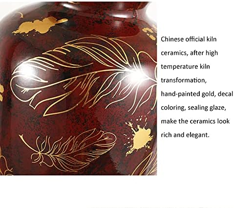 Tamyuse Chinoiserie Flor Cerâmica Lâmpada de mesa de cabeceira Luminária de mesa com tambor Sombra Retro Vaso Cerâmica Lâmpada