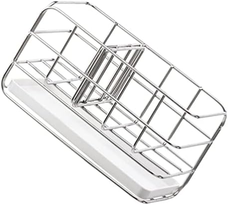 Pia da cozinha caddy sponge sport: pia de metal rack rack de rack de aço inoxidável organizador de prateleira de drenagem para esponja escravo piloto de sabonete