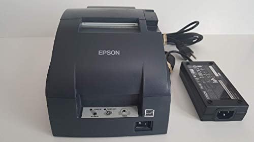 EPSON C31C514767 EPSON, TM-U220B, Printina de recibo da matriz de pontos, Ethernet, Epson cinza escuro, cortador automático, fonte de alimentação incluída substitui C31C514667