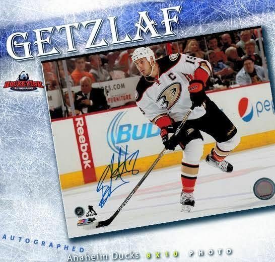 Ryan Getzlaf assinou Anaheim Ducks 8 x 10 Foto - 70086 - Fotos autografadas da NHL