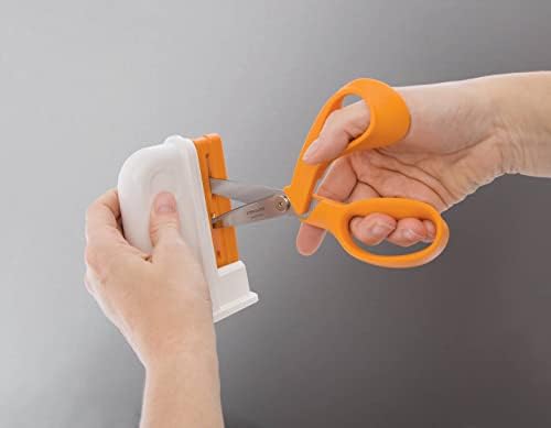 Fiskars 1020499 Scissors apontador, 9 x 4 x 13,8 cm, branco/laranja