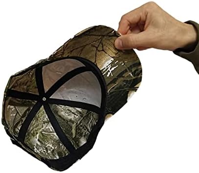 Llaikeph Camo Caminho Chapéu, o boné de beisebol Snapback ajustável da fazenda para atividades ao ar livre de pesca casual para caça