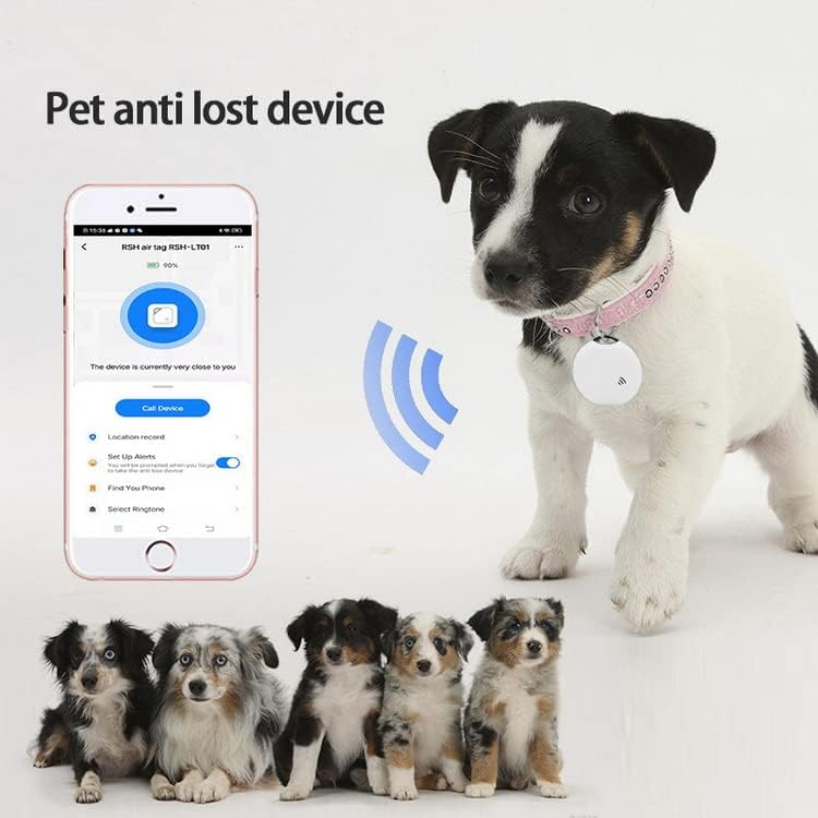 Rastreador de tags inteligentes Bluetooth para chaves, bagagem, mochilas, carteiras e animais de estimação. Alcance