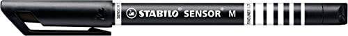 FineLiner - Sensor Stabilo M - Caixa de 10 - Black