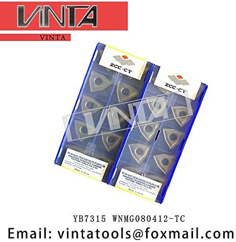 FINCOS 10pcs/lotes YB7315 WNMG080412 -TC CNC CARBIE