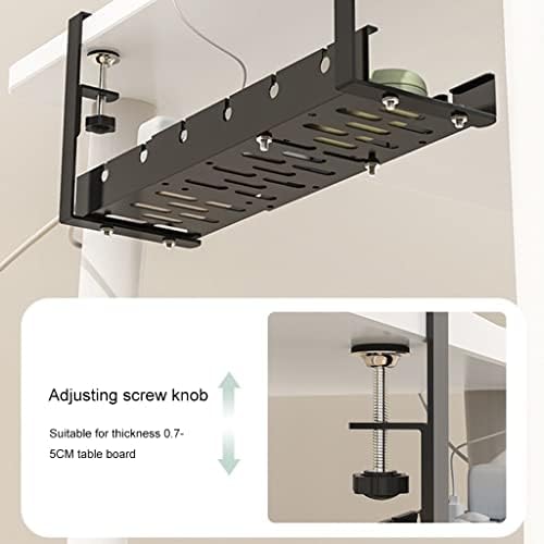 Fifor Under Under Desk Management Bandeja de Gerenciamento de Cable sem sonho, Cable Racks Casquete Organizador para gerenciamento