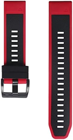 EEOMOIK Sport Silicone Watch Band Band Screp para Garmin Fenix ​​6x 6 Pro 5x 5 mais 3 h Smartwatch 22 26mm EasyFit Redunda Pulseira