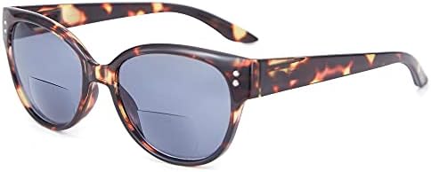 Óculos de leitura bifocal óculos de leitura UV400 Readers para mulheres confortáveis ​​e elegantes óculos de leitura