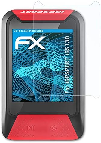 AtFolix Screen Protection Film Compatível com IGPSport IGS130 Protetor de tela, filme de proteção ultra-claro FX