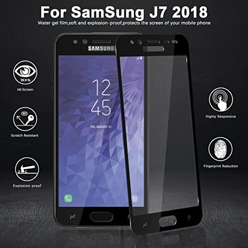Protetor de tela de vidro temperado ORZERO Compatível para Samsung Galaxy J7 2018, J7 Star, J7 Refin