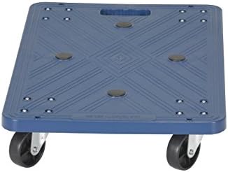 Vestil 16 x24 Poly Dolly 220# Cap Blue