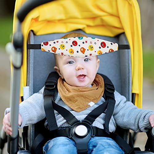 2 peças Baby Carseat Head Support Band Strap Headrest Filler Seat Sleep Sleest Cardes Decoh Relear Head Strap Band para crianças