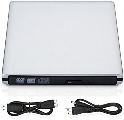 Ultra Slim Slim Externo USB 3.0 CD/DVD-RW Writer Burner Player para MacBook Pro Air IMAC ou outro PC/laptop