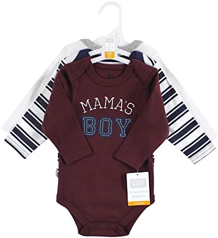 Hudson Baby Boys-Boys Cotton Sleeve Bodysuits