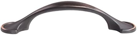 Basics Rounded Foot Gabinet, comprimento de 4,63 polegadas, bronze esfregado de óleo, 10-pacote