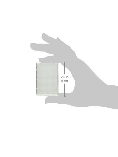 Whatman 7700-2110 Clear Poliestireno 384 Poços UniFilter Microplate com inferior do filtro e diretor de gotejamento longo, 100µl, mídia de filtro de ligação ao DNA