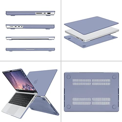 Mosis Compatível com MacBook Pro 14 polegadas Caso 2023 2022 2021 Release M2 A2779 A2442 M1, Casca dura de plástico