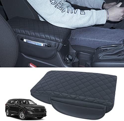 Tampa da tampa do console do SDPVorn Center para Honda CRV 2023 2024 A braço de braço de braço Braço Rest Cushion com 2 sacos