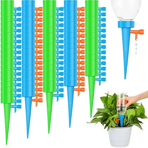 100 PCs Auto -rega picos de plantas ajustáveis ​​Águas de rega de plantas automáticas Plant Waterr Dripers Auto Drippers Dispositivos