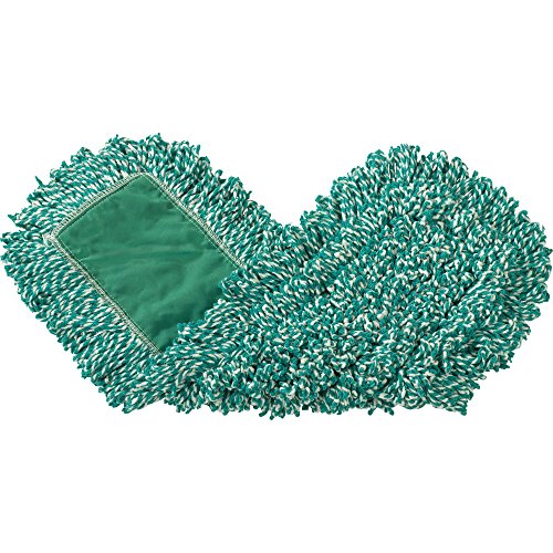 Rubbermaid produtos comerciais Microfiber Blend Looped-end pow-pow, 36 polegadas, verde e pesado, substituição para