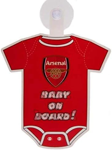 Arsenal FC Baby a bordo do sinal