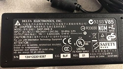 Delta Electronics SADP-65KB B 65W 19V 3.42A Adaptador CA CA