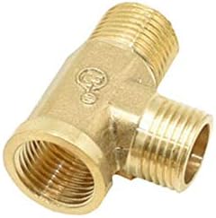 Mangueira de jardim de conexão rápida tubo de água de latão de 1/2 polegada de três vias G1/2 Frea interna do conector de água de água de centímetro de centímetro 10pcs