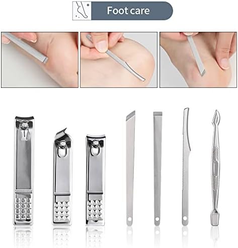 Manicure Manicure Manicure Clippers Kit de pedicure Kit de aço inoxidável manicure Kits Profissional Kits Ferramentas de Cuidados