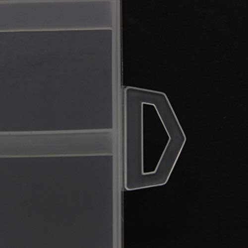 Caixa de armazenamento de componentes MROMAX - PP Fixado 24 grades de recipientes de componentes eletrônicos Caixas de