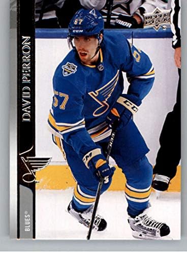 2020-21 Deck superior #155 David Perron St. Louis Blues NHL Hockey Trading Card