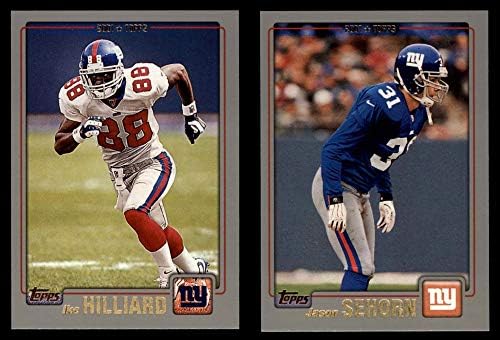 2001 Topps New York Giants quase completo equipe definida New York Giants-FB NM/MT Giants-FB