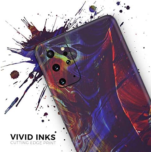 Design Skinz Liquid Abstract Paint Remix V66 Protetor Vinyl Decalbr Wrap Cover compatível com o Samsung Galaxy S20