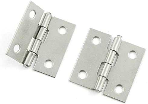 MSSLWANG 10 PCS 1-1/2 '' dobra dobráveis ​​móveis de casa Hinge Hinge para projetos de madeira para projetos de madeira