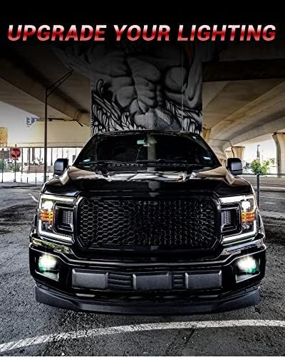 Atualize luzes de nevoeiro LED compatíveis com 2015-2020 Ford F150 2017-2018 Ford F250 Super Duty LED IP67 Impervenção a água 36W 4