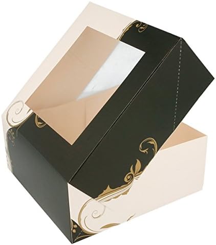 Janela de bolo Garcia de Pou na caixa, papelão, branca, 18 x 18 x 7,5 cm