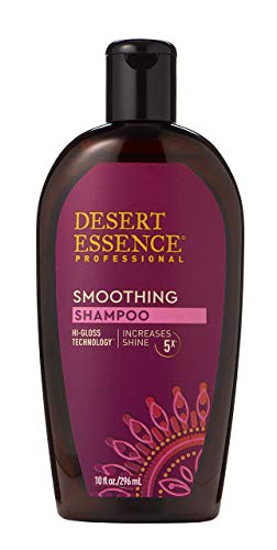 Essência do deserto, shampoo suavizador 10 fl. oz. - sem glúten - vegano - sem crueldade - vinagre de maçã, proteína de quinoa