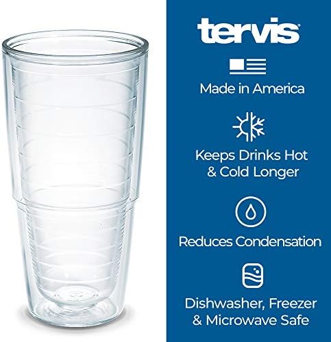 Tervis Made in USA Double Partle Northern Arizona University NAU Lumberjacks Tumbler Copa mantém bebidas frias e quentes, 24oz, tradição