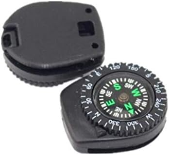 Gppzm mini -pulseira bússola bússola portátil relógio destacável banda deslize para caminhada Viagem pulseira Ferramenta