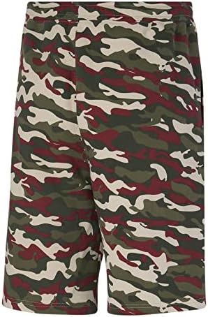 Camuflagem masculina de puma por toda a impressão de shorts