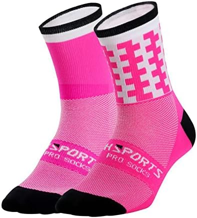 Cicling Socks Pro mens em meias de bicicleta de bicicleta esportes de bicicleta esportiva de tornozelo de tornozelo