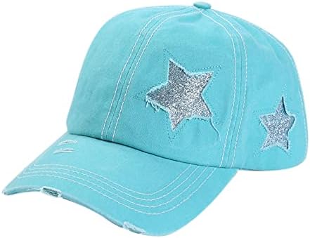 Baseball Cap Womens mens Casual Captrine ajustável Caps de leme solar de verão com chapéu de esportes esportivos ao ar